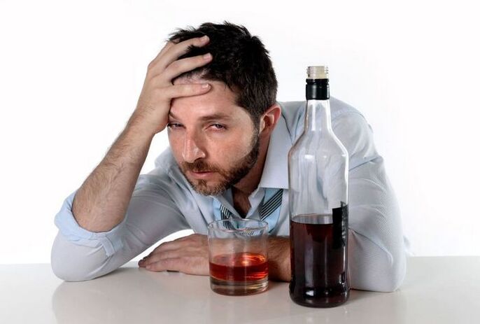 man who suffers from alcoholism and how to stop drinking